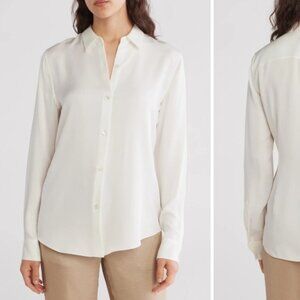 Theory 100% Silk Button-Up Shirt (brand new with tag)